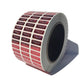 500 Red Tamper Evident Holographic Security Label Seal Sticker TamperMax®, Rectangle 1" x 0.375" (25mm x 9mm). Printed: Warranty Void if Removed + Serialization