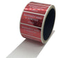 1,000 Red Tamper Evident Holographic Security Label Seal Sticker TamperMax®, Rectangle 2" x 1" (51mm x 25mm). Printed: Warranty Void if Removed + Serialization