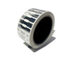 500 Silver Tamper Evident Holographic Security Label Seal Sticker, Dogbone 1.75" x 0.375" (44mm x 9mm). Printed: Warranty Void if Removed + Serialization