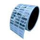 250 TamperVoidPro¬Æ Metallic Silver/ Chrome Tamper Evident Security Labels Seal Sticker, Rectangle 0.75" x 0.25" (19mm x 6mm). Printed: Warranty Void if Label Removed.