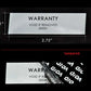 500 Silver Bright TamperVoidPro Metallic Tamper Evident Security Labels Seal Sticker, Rectangle 2.75" x 1" (70mm x 25mm). Printed: Warranty Void if Label Removed + Serialization.