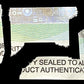 2,000 Semi Destructible Security Label with Holographic Stripe 1.3" x 0.7" (34mm x 18mm)
