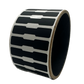 250 Black Tamper-Evident Security Labels TamperColor® Seal Stickers, Dogbone Shape Size 1.75" x 0.375 (44mm x 9mm).