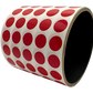 250 Red Tamper-Evident Security Labels TamperColor® Seal Stickers, Circle 0.5" (13mm).