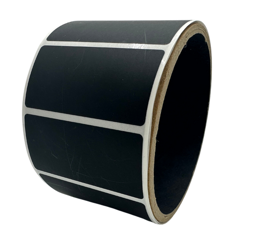 10,000 Black No Residue Tamper-Evident Security Labels TamperGuard® Seal Sticker, Rectangle 2" x 1" (51mm x 25mm).