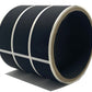 10,000 Black No Residue Tamper-Evident Security Labels TamperGuard® Seal Sticker, Rectangle 2.75" x 1" (70mm x 25mm).