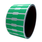 5,000 Green No Residue Tamper-Evident Security Labels TamperGuard® Seal Sticker, Dogbone 1.75" x 0.375" (44mm x 9mm).
