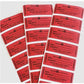 1,000 Secure.It Red  Stickers No Residue Tamper-Evident Stickers -Tamper Proof Stickers -Security Seal -Tamper Resistant Labels TamperGuard®s -Quality Control TamperGuard®s -Unique Sequential Numbers.