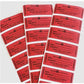 2,000 Secure.It Red Stickers No Residue Tamper-Evident Stickers -Tamper Proof Stickers -Security Seal -Tamper Resistant Labels TamperGuard®s -Quality Control TamperGuard®s -Unique Sequential Numbers.
