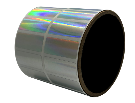1,000 Rainbow No Residue Tamper-Evident Security Labels TamperGuard® Seal Sticker, Rectangle 1.5" x 0.6" (38mm x 15mm).