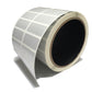 500 Silver Matte Tamper-Evident Security Labels TamperGuard® Seal Sticker, Rectangle 1.5" x 0.6" (38mm x 15mm).
