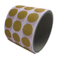 500 Yellow No Residue Tamper-Evident Security Labels TamperGuard® Seal Sticker, Round/ Circle 0.75" diameter (19mm).