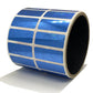 500 Blue Tamper Evident Holographic Security Label Seal Sticker, Rectangle 1.5" x 0.6" (38mm x 15mm).