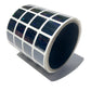 10,000 Black Tamper Evident Holographic Security Label Seal Sticker, Square 0.75" (19mm).