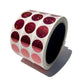5,000 Red Tamper Evident Holographic Security Round Label Seal Sticker, Round/ Circle 0.625" diameter (16mm).